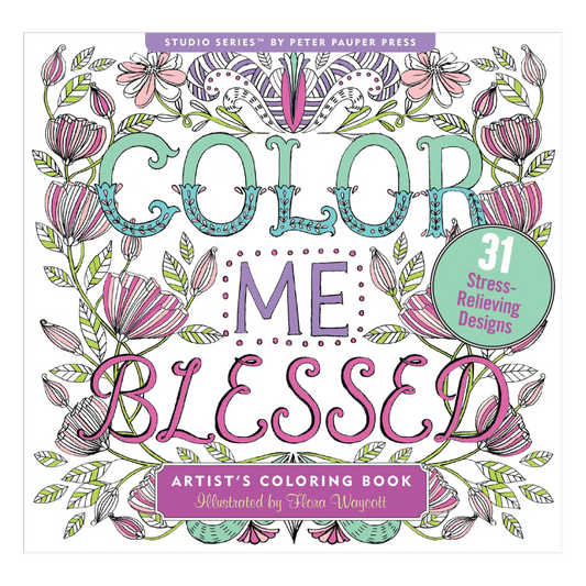 Peter Pauper Colour Me Blessed Artist's Coloring Book