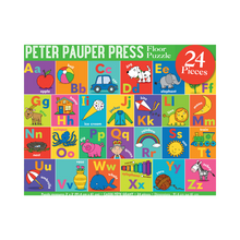 Load image into Gallery viewer, Peter Pauper Alphabet 24 Piece Kids&#39; Floor Puzzle
