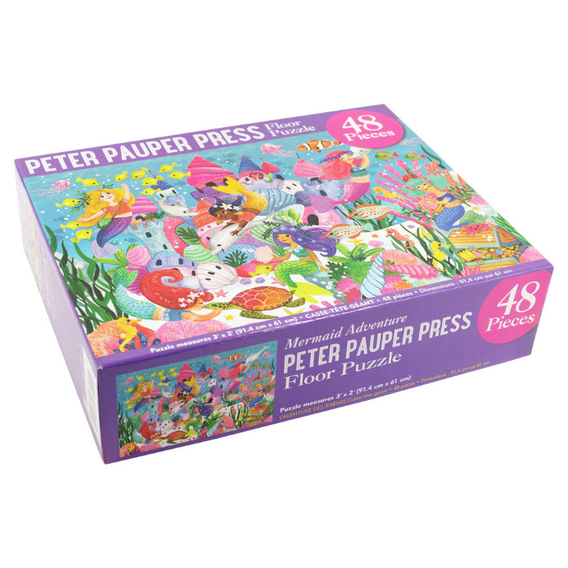Peter Pauper Mermaid Adventure 48 Piece Kids' Floor Puzzle