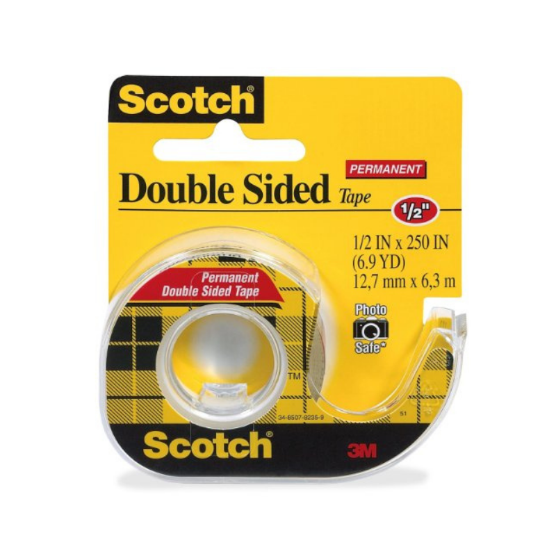 3M Scotch 1/2" X 250" Double Sided Tape
