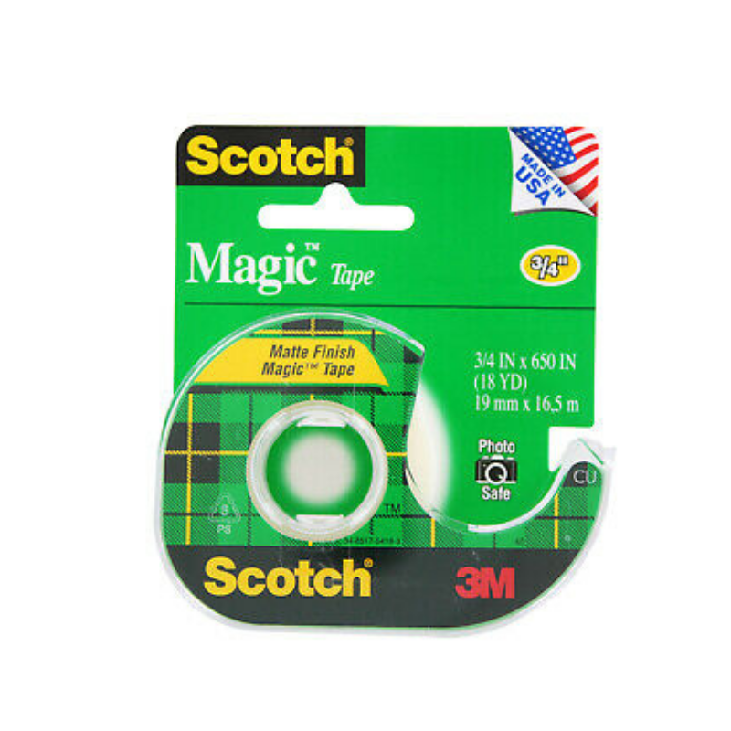 3M Scotch 3/4" X 650" Magic Tape