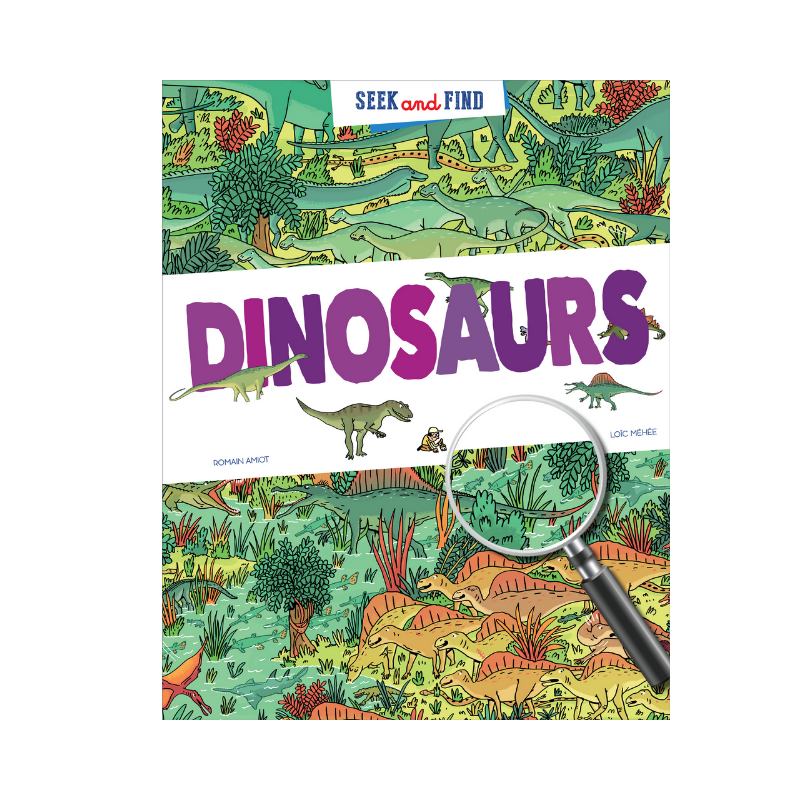 Peter Pauper Seek and Find Dinosaurs Book