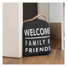 Load image into Gallery viewer, Pavilion 5&quot; Door Stopper with Sand - Welcome
