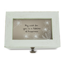 Load image into Gallery viewer, Pavilion 6&quot; x 4&quot; x 3&quot; Wish Box - My Wish
