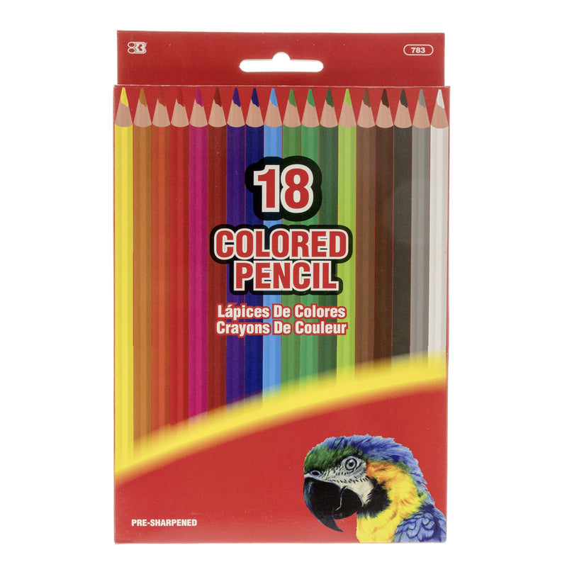 BAZIC Colored Pencils (18/Pack)