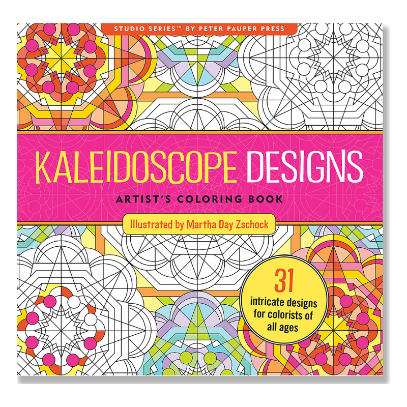 Peter Pauper Kaleidoscope Designs Artist's Colouring Book