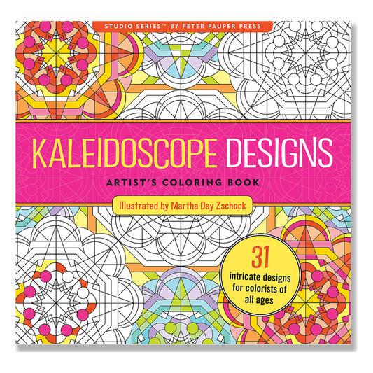 Peter Pauper Kaleidoscope Designs Artist's Colouring Book