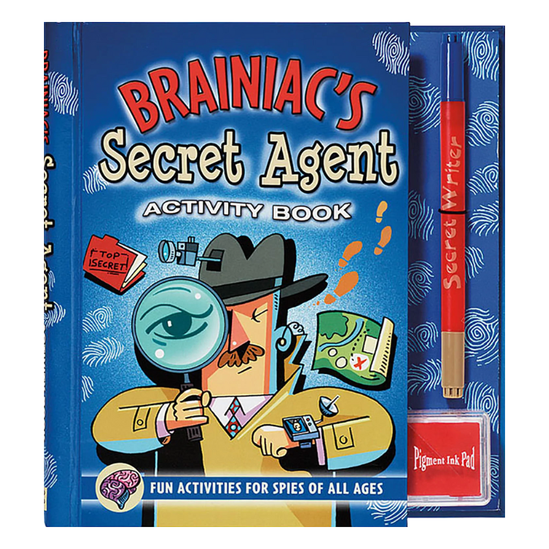 Peter Pauper Brainiac's Secret Agent Activity Book