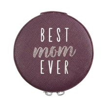 Load image into Gallery viewer, Pavilion 3.5&quot; Zippered Jewellery Case - Best Mom Ever
