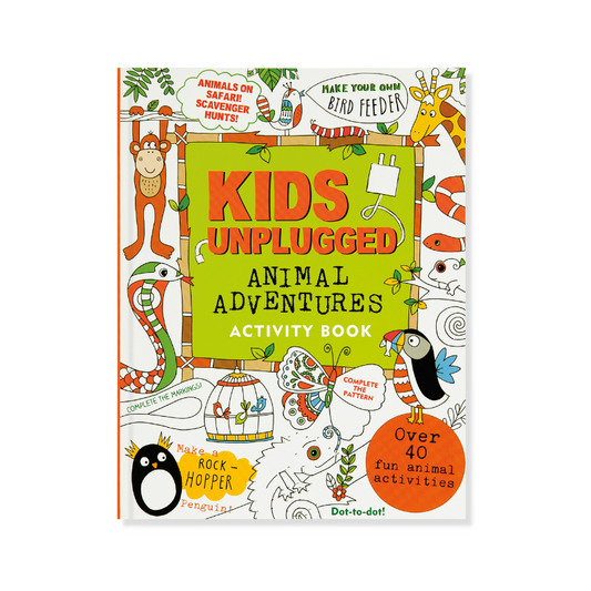 Peter Pauper Kids Unplugged Animal Adventures Activity Book
