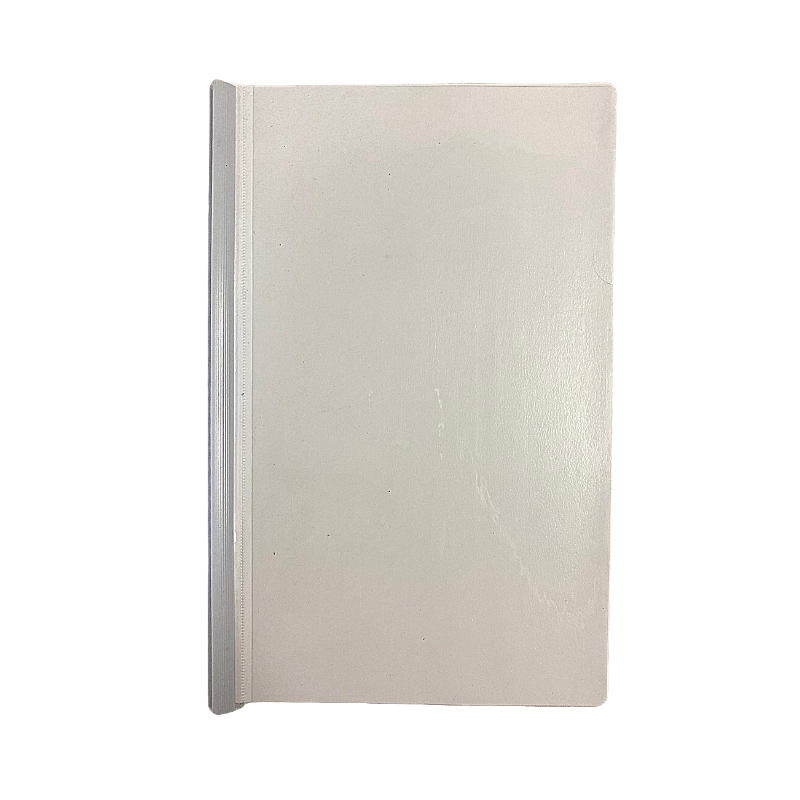 Clear Foolscap Proposal File with White Spine