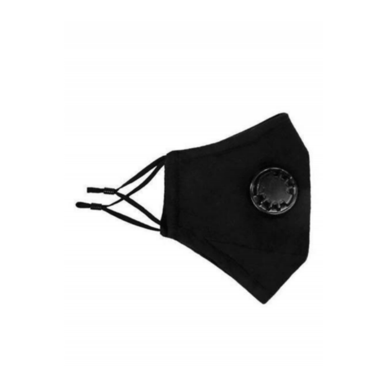 Adjustable Cloth Mask with Breathing Valve and Filter