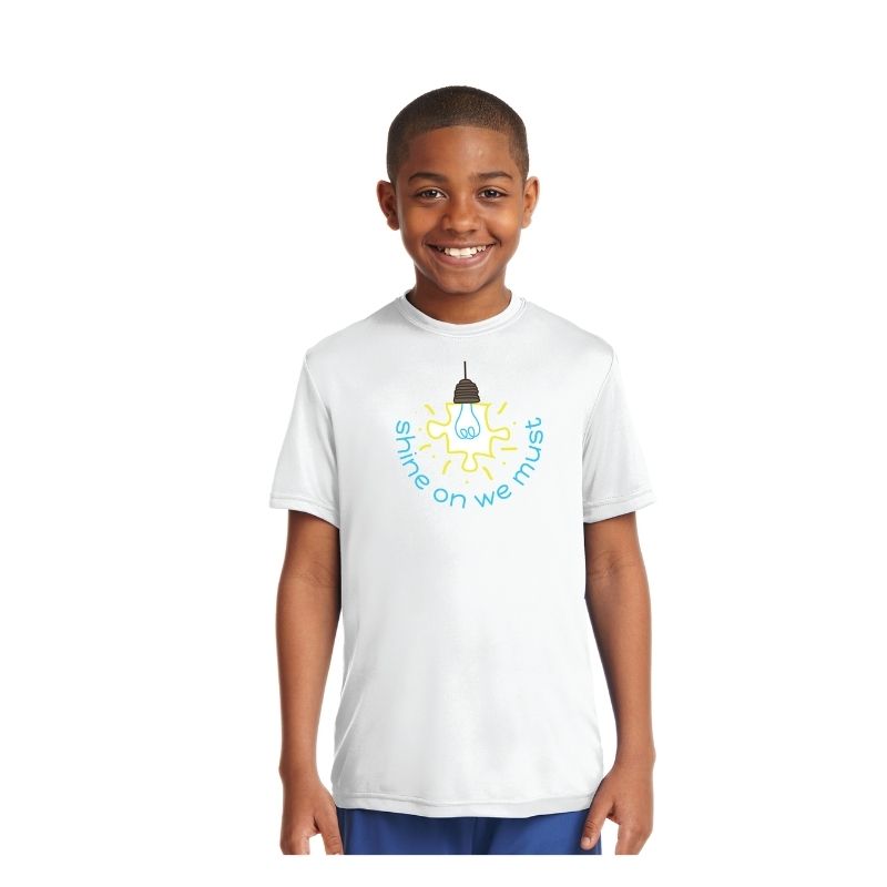 Autism Awareness Kids Competitor T-Shirt - Shine On We Must