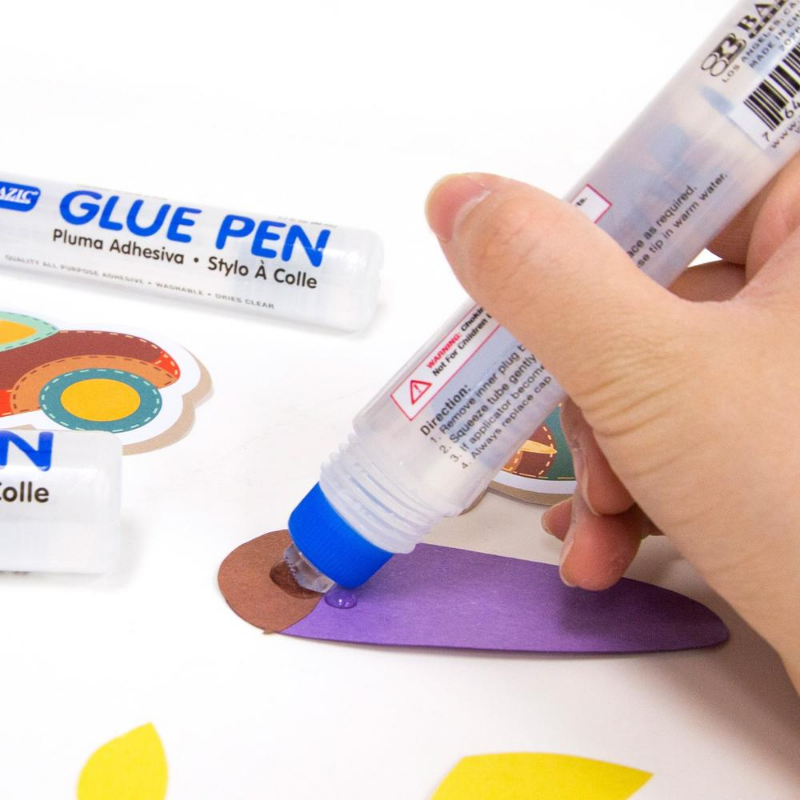 BAZIC 1.7 Oz. (50 mL) Glue Pen (3/Pack)