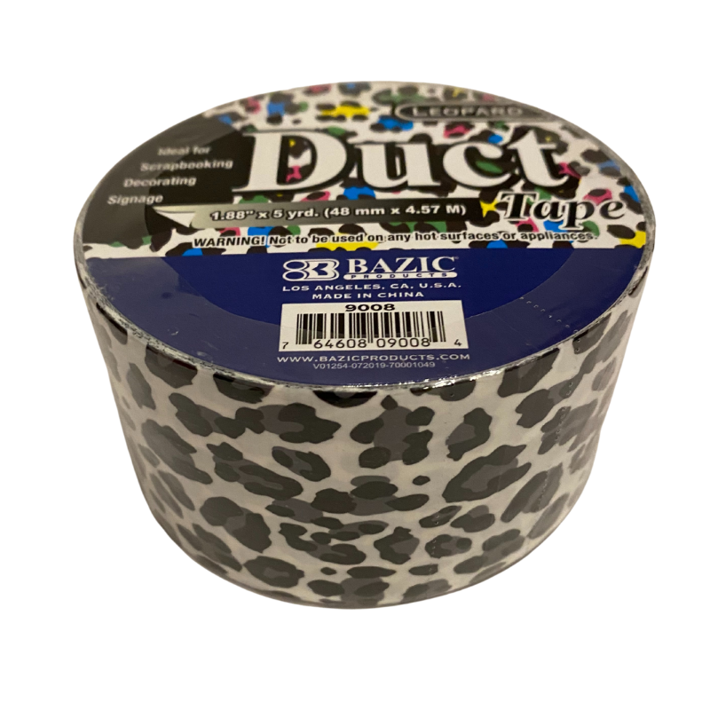 BAZIC 1.88" X 5 Yards Leopard Series Duct Tape