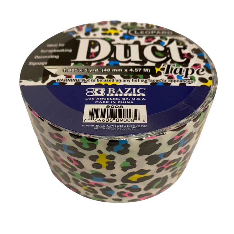 BAZIC 1.88" X 5 Yards Leopard Series Duct Tape