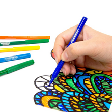 Load image into Gallery viewer, BAZIC 12 Classic Colours Fine Line Washable Markers
