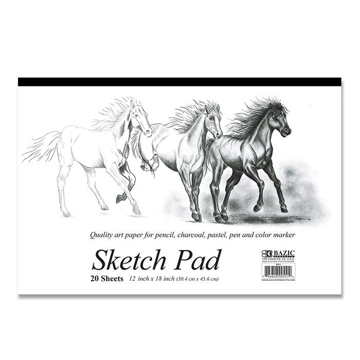 BAZIC 18" X 12" Sketch Pad (20 Sheets)