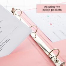 Load image into Gallery viewer, BAZIC 1&quot; Asst. Pastel Color 3-Ring View Binder w/ 2-Pockets
