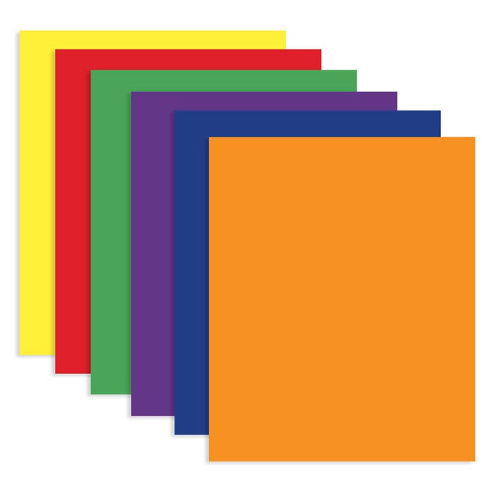 BAZIC 2-Pocket Portfolio - Assorted Colours