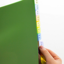 Load image into Gallery viewer, BAZIC 3-Ring Binder Dividers w/ 12-Preprinted A-Z Tab
