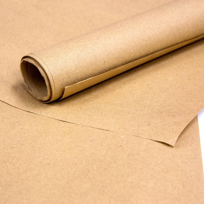 BAZIC 30" X 14 ft. All-Purpose Natural Kraft Wrap Paper Roll