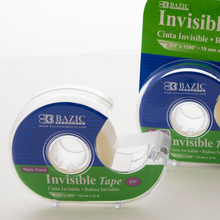 Load image into Gallery viewer, BAZIC 3/4&quot; x 1296&quot; Invisible Tape w/ Dispenser
