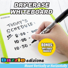 Load image into Gallery viewer, BAZIC Assorted Colour 8.5&quot; X 11&quot; Dry Erase Board w/ Marker
