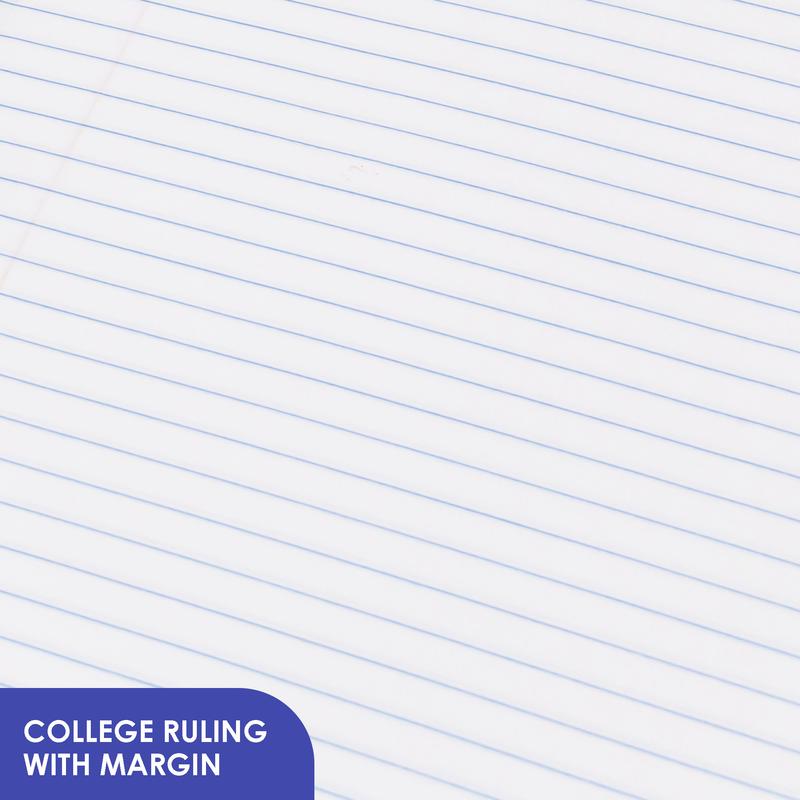 BAZIC College Ruled 100 Sheet Chevron Composition Book