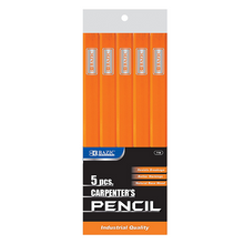 Load image into Gallery viewer, BAZIC Carpenter&#39;s Pencil (5/Pack)
