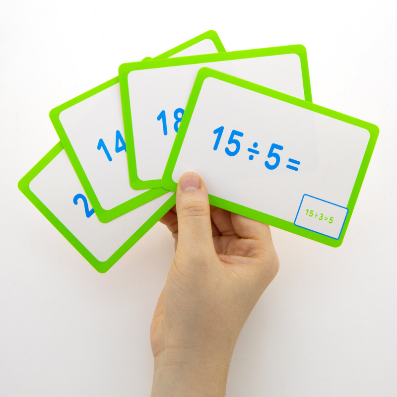 BAZIC Division Flash Cards (36/Pack)