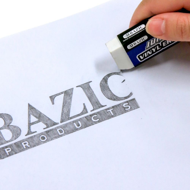 BAZIC Jumbo Eraser (4/Pack)