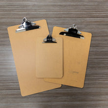 Load image into Gallery viewer, BAZIC Memo Size Hardboard Clipboard w/ Sturdy Spring Clip
