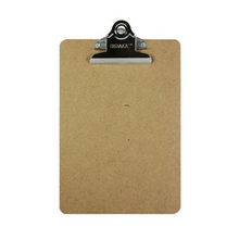 Load image into Gallery viewer, BAZIC Memo Size Hardboard Clipboard w/ Sturdy Spring Clip
