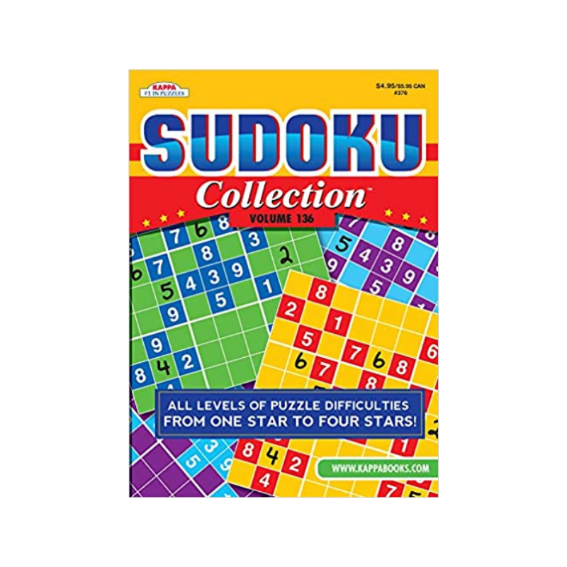 BAZIC KAPPA Sudoku Collection Puzzle Book