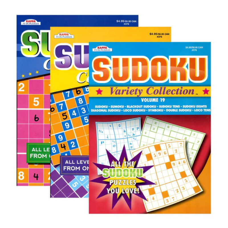 BAZIC KAPPA Sudoku Collection Puzzle Book