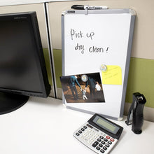 Load image into Gallery viewer, BAZIC 11&quot; X 17&quot; Magnetic Dry Erase Board w/ Marker &amp; Magnets
