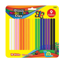 Load image into Gallery viewer, BAZIC 260g Modeling Clay Sticks (9 Colours / Pack)

