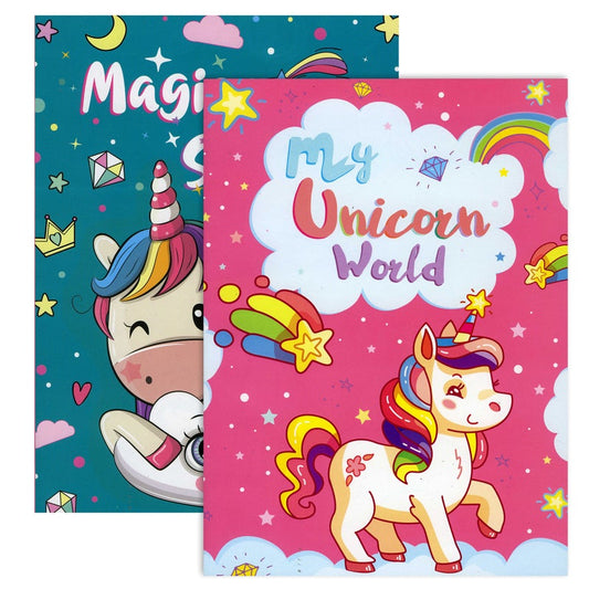 BAZIC My Unicorn World Colouring Book