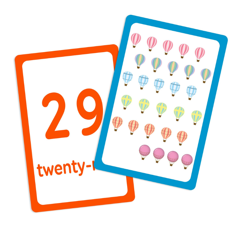 BAZIC Numbers Flash Cards (36/Pack)