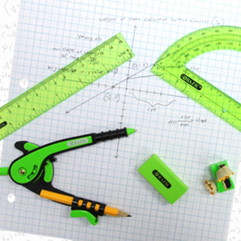 BAZIC Scale-Arm Compass w/ #2 Wood Pencil
