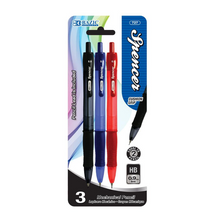 Load image into Gallery viewer, BAZIC Spencer 0.9mm Mechanical Pencil (3/Pack)
