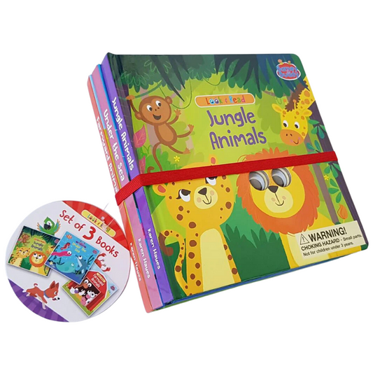 Buddy & Barney 3pc Wobbly Eyes Board Book Set - Look and Read