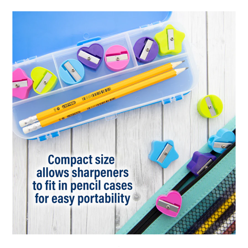 BAZIC Fun Shaped Pencil Sharpener (12/Pack)