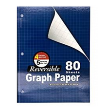 Load image into Gallery viewer, BAZIC 4/5&quot; Quad Ruled Graph Paper Notebook (80 Sheets)

