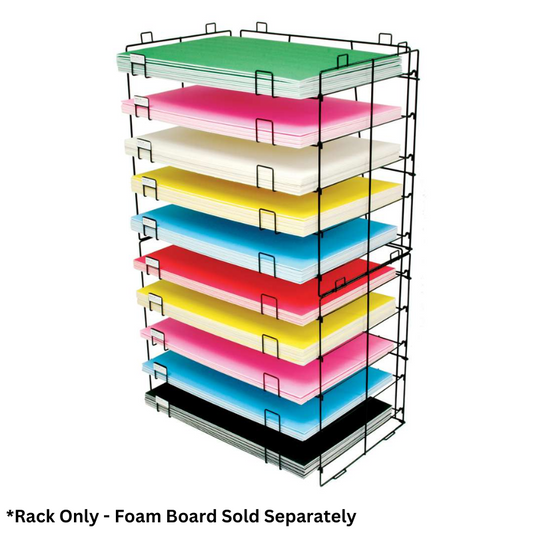 BAZIC 20" X 30" 10-Slots Foam Board Display Rack
