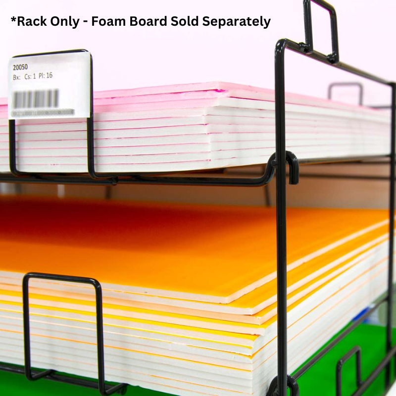 BAZIC 20" X 30" 10-Slots Foam Board Display Rack