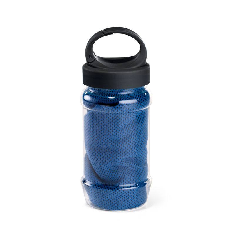 Bottle with Polyester Sports Towel