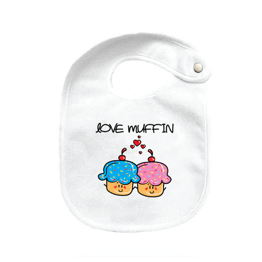 Valentine's Day Baby Bib - Love Muffin