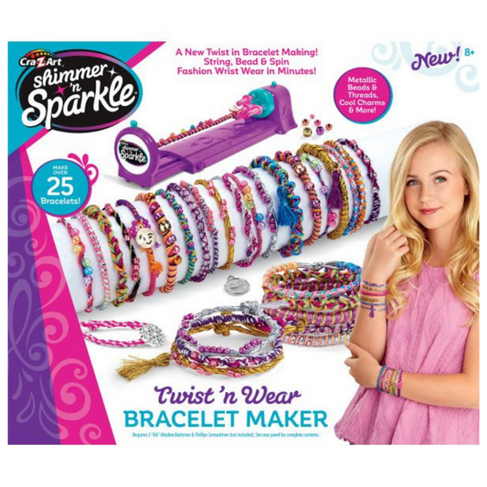 Cra-Z-Art Shimmer 'N Sparkle Twist 'N Wear Bracelet Maker